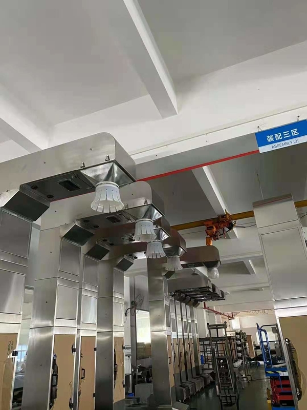 জেড টাইপ বালতি এলিভেটর মেশিন 150L কনভেয়িং হাইট 4000 মিমি