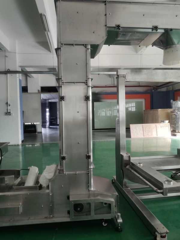 জেড টাইপ বালতি এলিভেটর মেশিন 150L কনভেয়িং হাইট 4000 মিমি