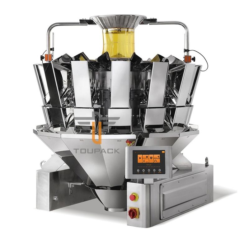 স্বয়ংক্রিয় ক্যান্ডি প্যাকিং মেশিন ±0.5-1g নির্ভুলতা 30-110 ব্যাগ / মিন পিএলসি কন্ট্রোল সিস্টেম