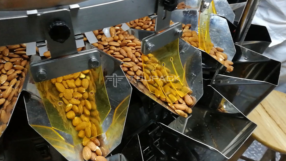 জেড এলিভেটর পরিবাহক সিজন শিম কিশমিশ চিনাবাদাম স্ন্যাকস রাইস জন্য সম্পূর্ণ স্বয়ংক্রিয় ওজনের প্যাকিং মেশিন