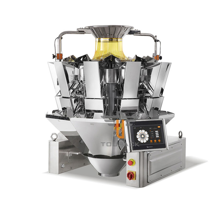 0.8L 80WPM স্নাক ফুড প্যাকেজিং মেশিন কনভেয়র প্যাকিং মেশিন স্ট্যান্ড আপ থলি জন্য