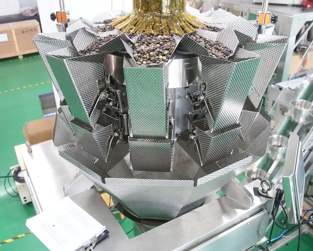 10 হপার 0.5L 1.2L লিনিয়ার ওয়েজার মেশিন লবণ চিনির মতো ক্ষুদ্র মেশ উপাদানের জন্য