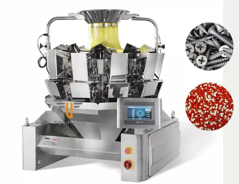 SS304 2.5L Granules Multihead Weigher 10 Heads for Iron Products