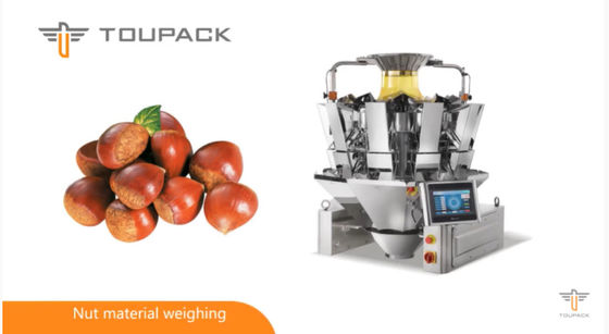পিএলসি কম্পিউটার নিয়ন্ত্রণ 80WPM 2.5L বাদাম প্যাকিং মেশিন 14 হেড Machine