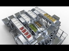 শুকনো ফল ৪ ইন ১ ব্লেন্ডেড পণ্য মাল্টিহেড ওয়েইগার প্যাকিং মেশিন